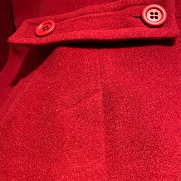 Colebrook red coat. Like new! Wore one time. Perfect for the holidays! 🎄 - Picture 8 of 9